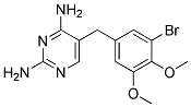 5-(3-BROM-4,5-DIMETHOXYBENZYL)PYRIMIDIN-2,4-DIAMIN Struktur