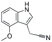 4-METHOXYINDOLE-3-ACETONITRILE Struktur