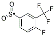 4-FLUORO-3-(TRIFLUOROMETHYL)BENZENESULPHONYL Struktur