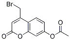 4-(BROMOMETHYL)-2-OXO-2H-CHROMEN-7-YL ACETATE Struktur