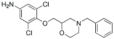 4-((4-BENZYLMORPHOLIN-2-YL)METHOXY)-3,5-DICHLOROBENZENAMINE Struktur