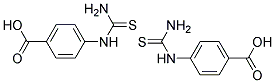 (4-CARBOXYPHENYL)THIOUREA, (PHENYLTHIOUREA 4-CARBOXYLIC ACID) Struktur