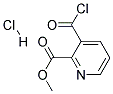 METHYL 3-(CHLOROCARBONYL)PYRIDINE-2-CARBOXYLATE HYDROCHLORIDE Struktur