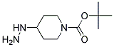 tert-Butyl 4-hydrazinylpiperidine-1-carboxylate Struktur