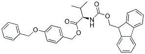 FMOC-D-VALINE 4-BENZYLOXYBENZYL ESTER Struktur