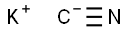 POTASSIUM CYANIDE SOLUTION IN PYRIDINE Struktur