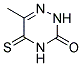 6-METHYL-5-THIOXO-2,3,4,5-TETRAHYDRO-1,2,4-TRIAZIN-3-ONE, TECH Struktur