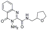 3-AMINO-4-OXO-N-(TETRAHYDROFURAN-2-YLMETHYL)-3,4-DIHYDROQUINAZOLINE-2-CARBOXAMIDE, TECH Struktur