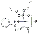 METHYL 2-(BENZOYLAMINO)-2-(DIETHOXYPHOSPHORYL)-3,3,3-TRIFLUOROPROPANOATE, TECH Struktur