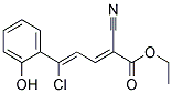 ETHYL 5-CHLORO-2-CYANO-5-(2-HYDROXYPHENYL)PENTA-2,4-DIENOATE, TECH Struktur