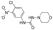 N-(4-CHLORO-3-NITROPHENYL)-N'-MORPHOLINOUREA, TECH Struktur