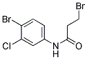 N1-(4-BROMO-3-CHLOROPHENYL)-3-BROMOPROPANAMIDE, TECH Struktur