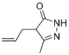 4-ALLYL-3-METHYL-4,5-DIHYDRO-1H-PYRAZOL-5-ONE, TECH Struktur