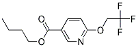 BUTYL 6-(2,2,2-TRIFLUOROETHOXY)NICOTINATE, TECH Struktur