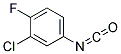 3-CHLORO-4-FLUOROPHENYL ISOCYANATE, TECH Struktur