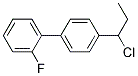 4-(1-CHLOROPROPYL)-2'-FLUORO-1,1'-BIPHENYL, TECH Struktur