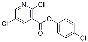 4-CHLOROPHENYL 2,5-DICHLORONICOTINATE, TECH Struktur