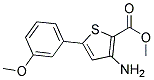 METHYL 3-AMINO-5-(3-METHOXYPHENYL)THIOPHENE-2-CARBOXYLATE Struktur