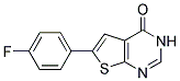 6-(4-FLUOROPHENYL)-3H-THIENO[2,3-D]PYRIMIDIN-4-ONE Struktur