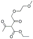 ETHYL 2-ACETYL-4-(2-METHOXY-ETHOXY)-3-OXO--BUTYRATE Struktur