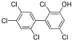 3-HYDROXY-2,2',4',5,5'-PENTACHLOROBIPHENYL Struktur