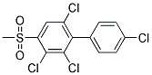 4-METHYLSULFONYL-2,3,4',6-TETRACHLOROBIPHENYL Struktur