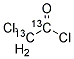 CHLOROACETYL-13C2 CHLORID Struktur