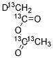 ACETIC ANHYDRIDE-13C4 D6 99 ATOM % 13C; Struktur