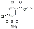 ETHYL 2,4-DICHLORO-5-SULPHAMOYLBENZOATE Struktur