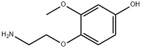 4-(2-AMINOETHOXY)-3-METHOXYPHENOL Struktur