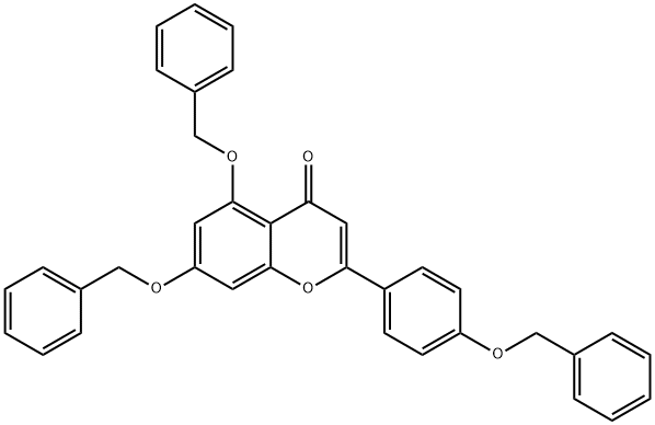 5,7-BIS-(BENZYLOXY)-2-(4-(BENZYLOXY)PHENYL)-4H-CHROMEN-4-ONE