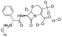 CEPHALEXIN-D5, HYDROCHLORIDE HYDRATE Struktur