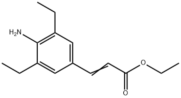 ETHYL 3-(4-AMINO-3,5-DIETHYLPHENYL)ACRYLATE Struktur