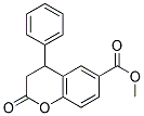 6-METHOXYCARBONYL-4-PHENYL-3,4-DIHYDROCOUMARIN Struktur