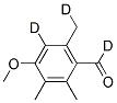 4-METHOXY-2,3,6-TRIMETHYLBENZALDEHYDE-D3 Struktur