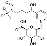 4-(METHYL-D3-NITROSAMINO)-1-(3-PYRIDYL)-1-BUTANOL-N-B-D-GLUCURONIDE Struktur