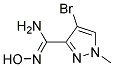 4-BROMO-1-METHYLPYRAZOLE-3-CARBOXAMIDOXIME 95+% Struktur