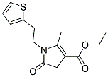 ETHYL 2-METHYL-5-OXO-1-[2-(2-THIENYL)ETHYL]-4,5-DIHYDRO-1H-PYRROLE-3-CARBOXYLATE >95% Struktur