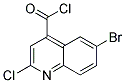 6-BROMO-2-CHLOROQUINOLINE-4-CARBONYL CHLORIDE 95+% Struktur