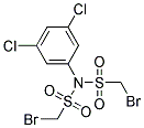 BROMO-N-[(BROMOMETHYL)SULPHONYL]-N-(3,5-DICHLOROPHENYL)METHANESULPHONAMIDE Struktur