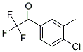 4'-CHLORO-3'-METHYL-2,2,2-TRIFLUOROACETOPHENON Struktur