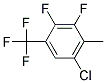 5-CHLORO-2,3-DIFLUORO-4-METHYLBENZOTRIFLUORID Struktur