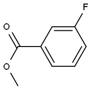 METHYL 3-FLUOROBENZOAT Struktur