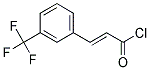 TRANS-3-(TRIFLUOROMETHYL)CINNAMOYL CHLORID Struktur