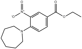 ETHYL 3-NITRO-4-(AZEPAN-1-YL)BENZOATE Struktur