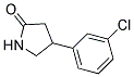 4-(3`-CHLOROPHENYL)-2-PYRROLIDINONE Struktur