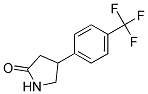 4-(4`-TRIFLUOROMETHYLPHENYL)-2-PYRROLIDINONE Struktur