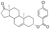 (3S,10R,13S)-10,13-DIMETHYL-17-OXO-2,3,4,7,8,9,10,11,12,13,14,15,16,17-TETRADECAHYDRO-1H-CYCLOPENTA[A]PHENANTHREN-3-YL 4-CHLOROBENZOATE Struktur