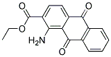 ethyl 1-amino-9,10-dihydro-9,10-dioxoanthracene-2-carboxylate Struktur