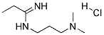 N'-(ethylcarbonimidoyl)-N,N-dimethylpropane-1,3-diamine hydrochloride Struktur